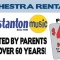 BAND & ORCHESTRA RENTALS AT KEN STANTON MUSIC