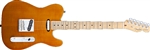 Fender Select Carved Maple Top Telecaster in Amber