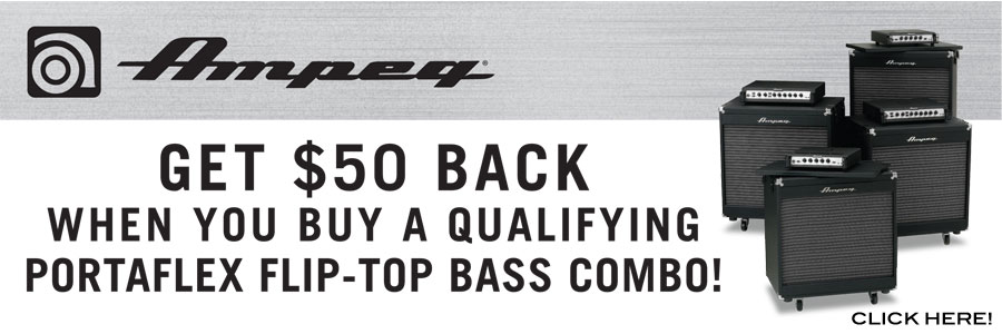 Ampeg $50 Rebate