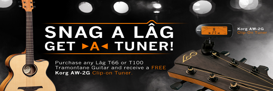 FREE KORG TUNER WITH LAG GUITAR PURCHASE